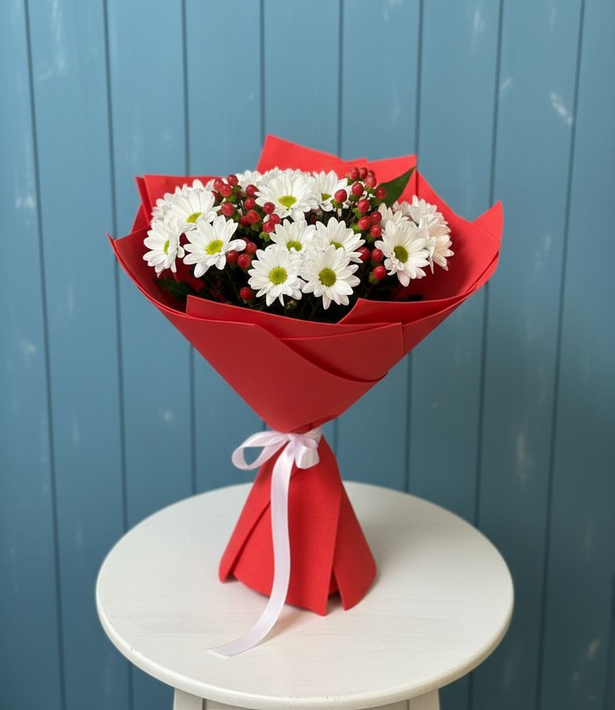 Букет цветов из: Хризантемы в Альбурикенте