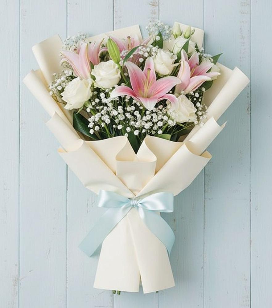 Букет цветов из: Лилии в Альбурикенте