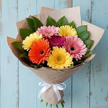 Букет яркий день в Альбурикенте Букет цветов из:  Герберы в Альбурикенте