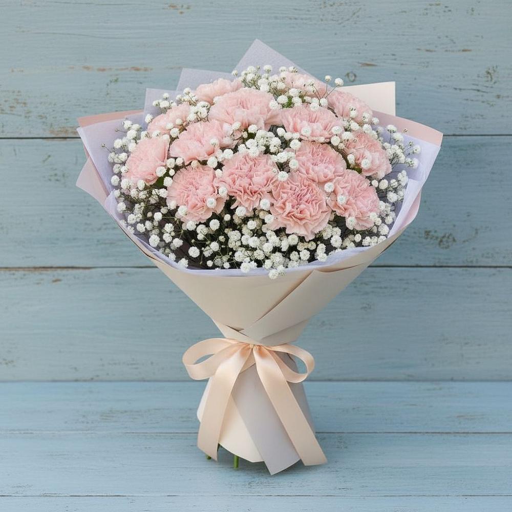 Букет цветов из: Гвоздики в Альбурикенте