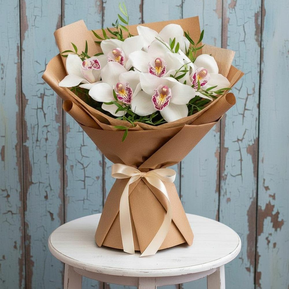 Букет цветов из: Орхидеи и Розы в Альбурикенте