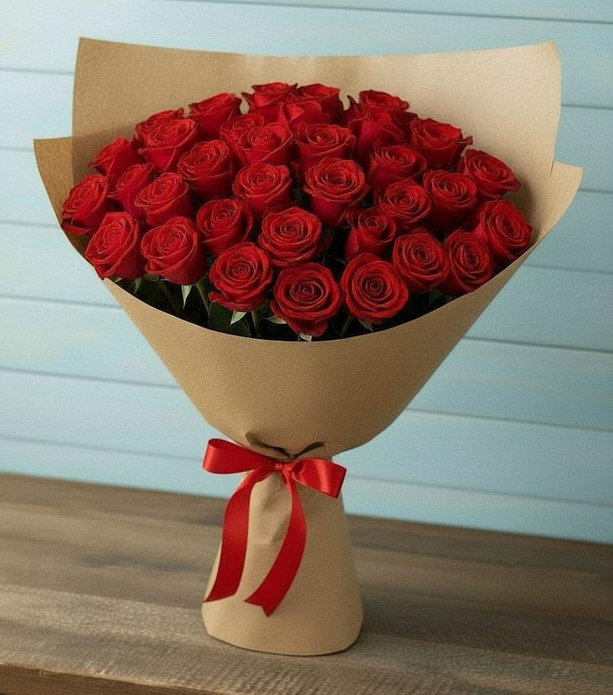 Букет Красные розы Милано в Альбурикенте
