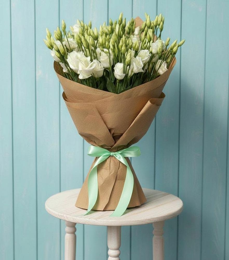 Букет Утренняя Свежесть в Альбурикенте Букет цветов из: Лизиантусы в Альбурикенте