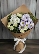 Букет цветов из:  Хризантемы и Розы в Альбурикенте