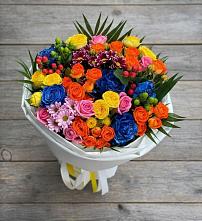 Букет цветов из:  Розы и Хризантемы в Альбурикенте