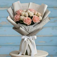 Букет Нежное облако в Альбурикенте Букет цветов из:  Розы в Альбурикенте