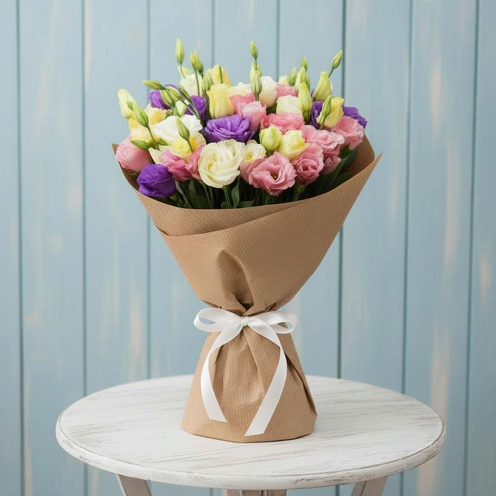 Букет цветов из: Лизиантусы в Альбурикенте