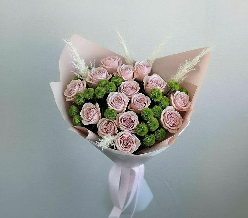 Букет цветов из: Розы и Хризантемы в Альбурикенте