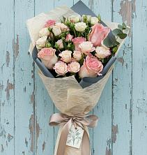 Букет нежный и розовый в Альбурикенте Букет цветов из:  Розы в Альбурикенте