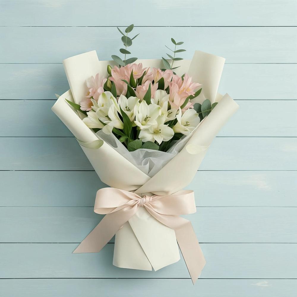 Букет цветов из: Альстромерии в Альбурикенте