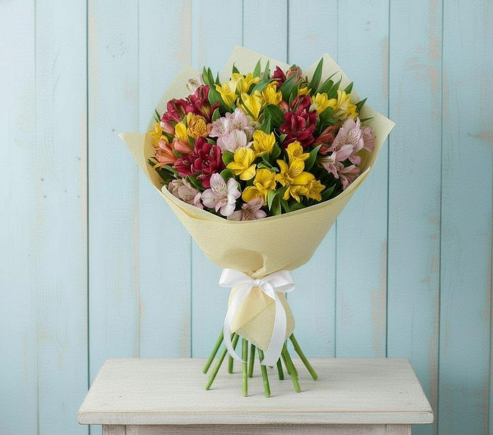 Букет цветов из: Альстромерии в Альбурикенте