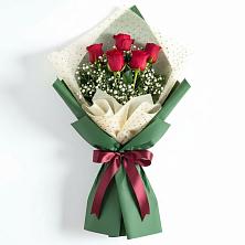 Букет рубиновое очарование в Альбурикенте Букет цветов из:  Розы в Альбурикенте